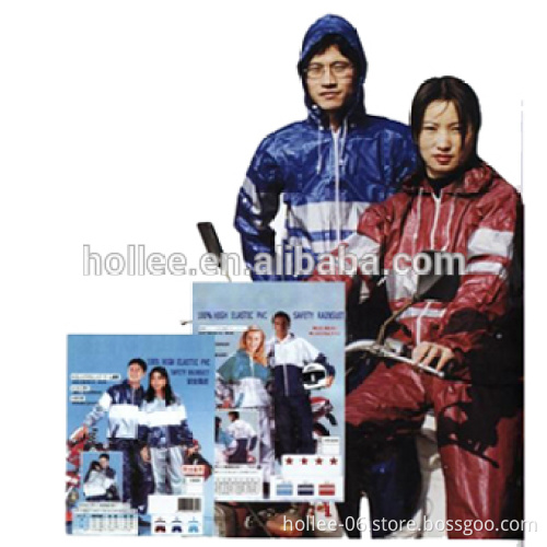 pvc motor raincoat